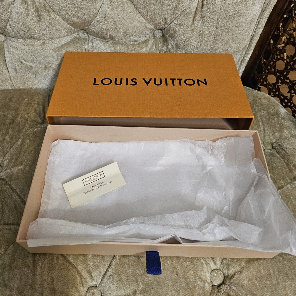 Authentic Empty Louis Vuitton Orange Box - Picture 1 of 5